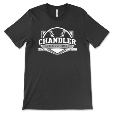 Adult Jersey Tee - Grey & White Logo Thumbnail