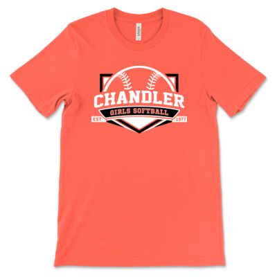 Adult Jersey Tee - Black & White logo Thumbnail