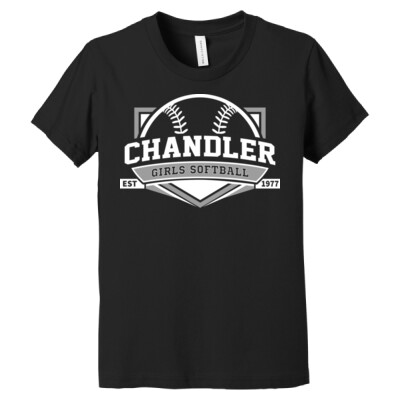 Youth Jersey Tee - Grey & White Logo Thumbnail