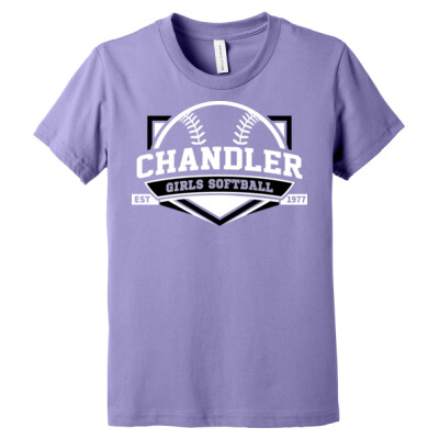 Youth Jersey Tee - Black & White logo Thumbnail