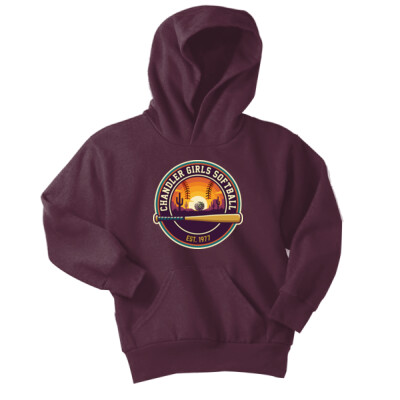 Youth Fleece Hoodie - Circle Thumbnail